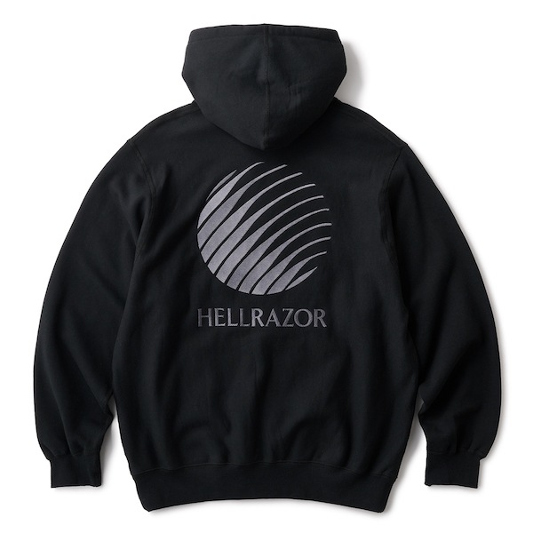 Hellrazor �إ�쥤���� LOGO EMB FULL ZIP HOODIE
