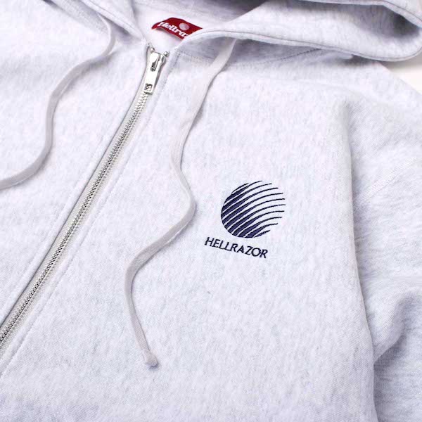 Hellrazor �إ�쥤���� LOGO EMB FULL ZIP HOODIE