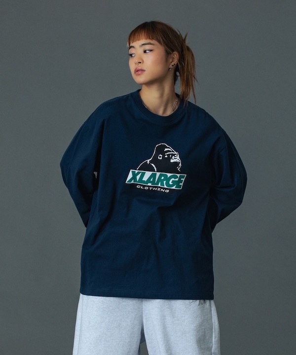 XLARGE �������ȥ�顼�� OLD OG L/S TEE