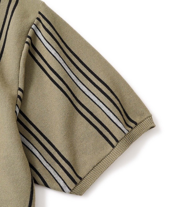 FTC ���եƥ������� STRIPE KNIT POLO
