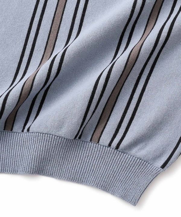 FTC ���եƥ������� STRIPE KNIT POLO