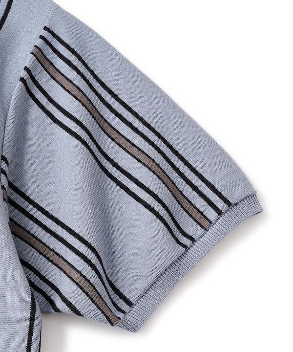 FTC ���եƥ������� STRIPE KNIT POLO