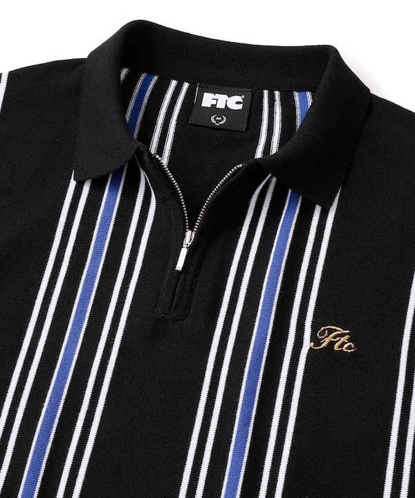 FTC ���եƥ������� STRIPE KNIT POLO