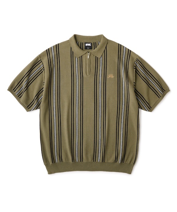 FTC ���եƥ������� STRIPE KNIT POLO