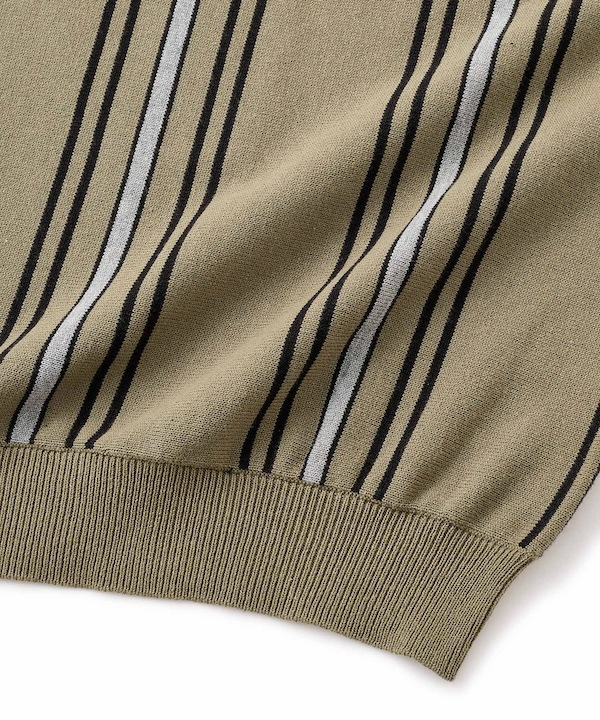 FTC ���եƥ������� STRIPE KNIT POLO