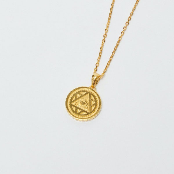BAL Х CULT MEDAL PENDANT (GOLD)