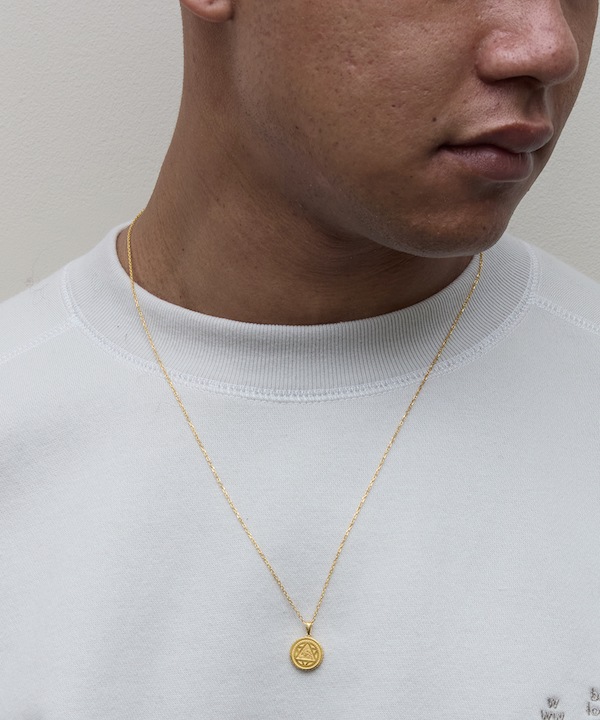 BAL Х CULT MEDAL PENDANT (GOLD)