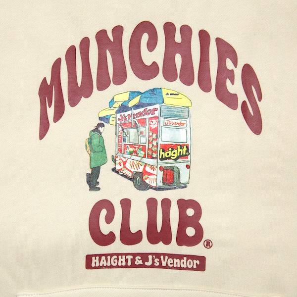 HAIGHT �إ��� MUNCHIES.C HOODIE ft. J's Vendor