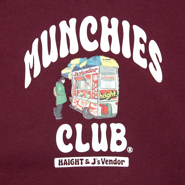 HAIGHT �إ��� MUNCHIES.C HOODIE ft. J's Vendor