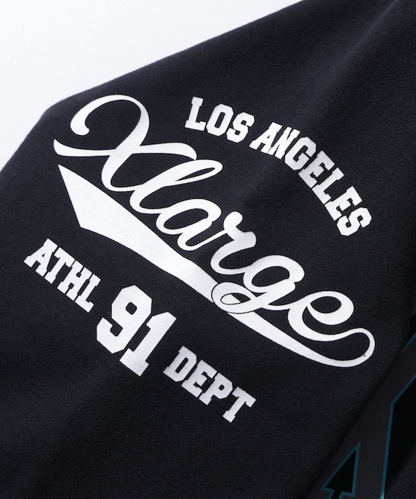 XLARGE �������ȥ�顼�� RAGLAN ZIP UP HOODED SWEATSHIRT
