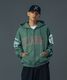 XLARGE �������ȥ�顼�� RAGLAN ZIP UP HOODED SWEATSHIRT