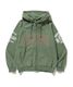 XLARGE �������ȥ�顼�� RAGLAN ZIP UP HOODED SWEATSHIRT
