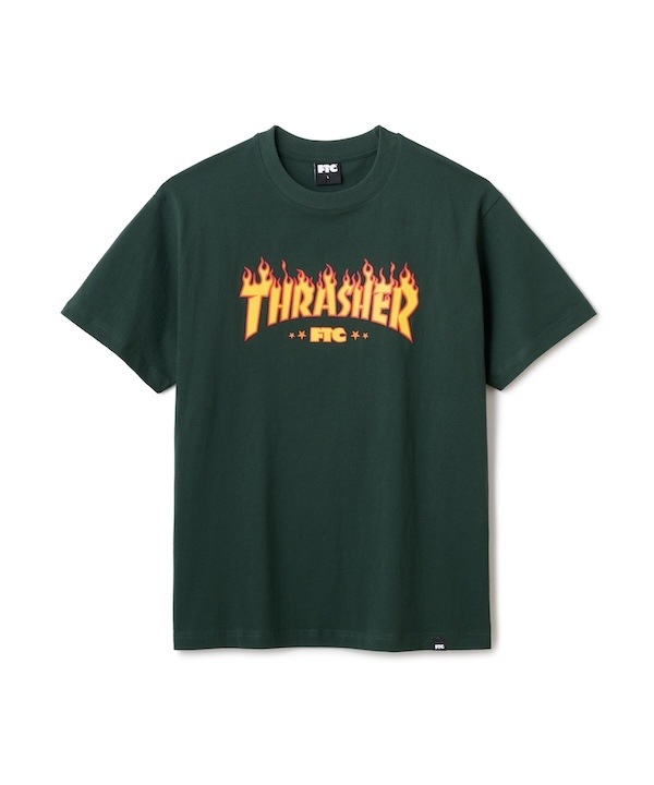 FTC ���եƥ������� ��FTC x THRASHER�� LOGO TEE