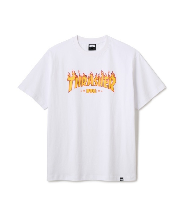 FTC ���եƥ������� ��FTC x THRASHER�� LOGO TEE
