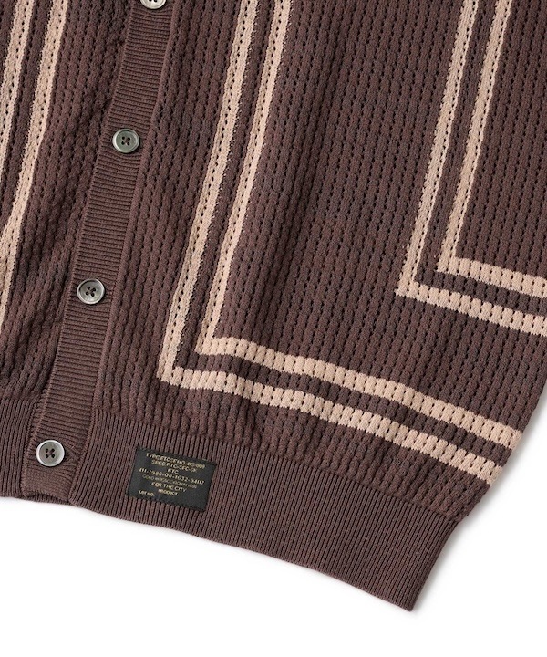 FTC ���եƥ������� INTARSIA KNIT SHIRT