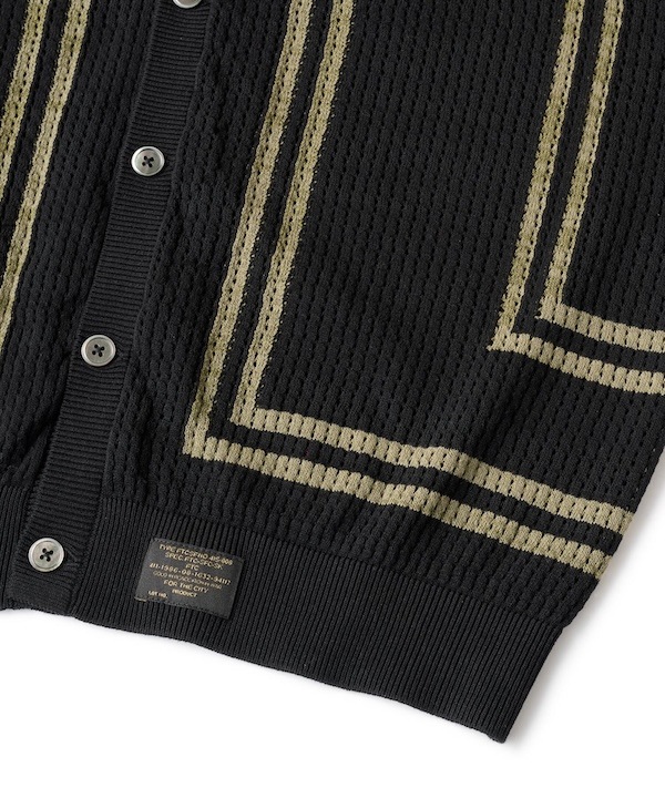 FTC ���եƥ������� INTARSIA KNIT SHIRT