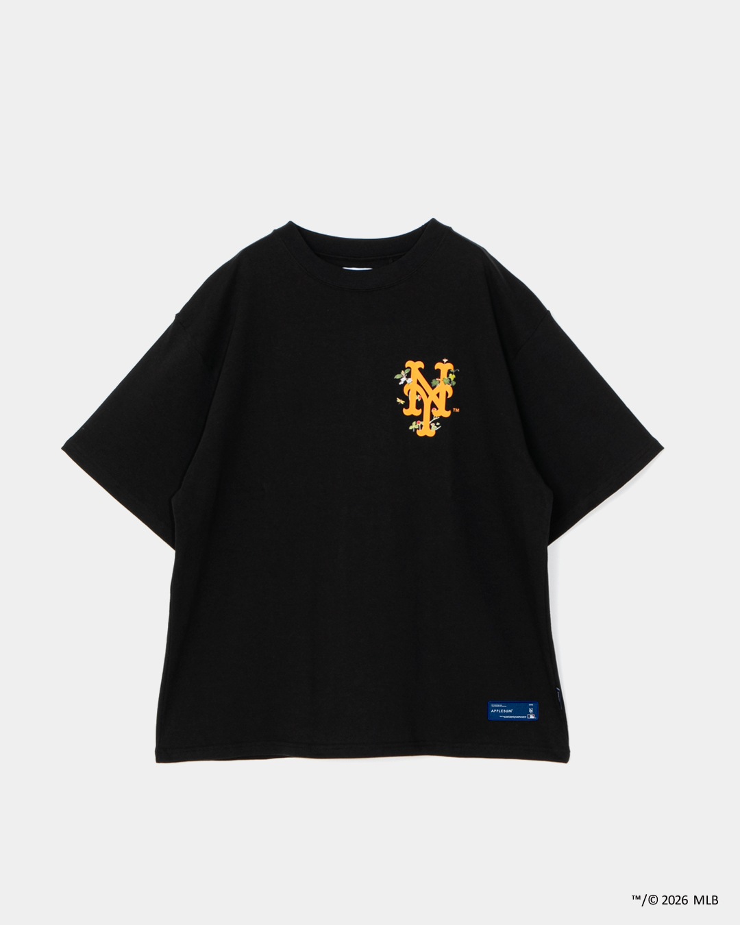 APPLEBUM ���åץ�Х� "New York Mets�� Leaf Logo T-shirt