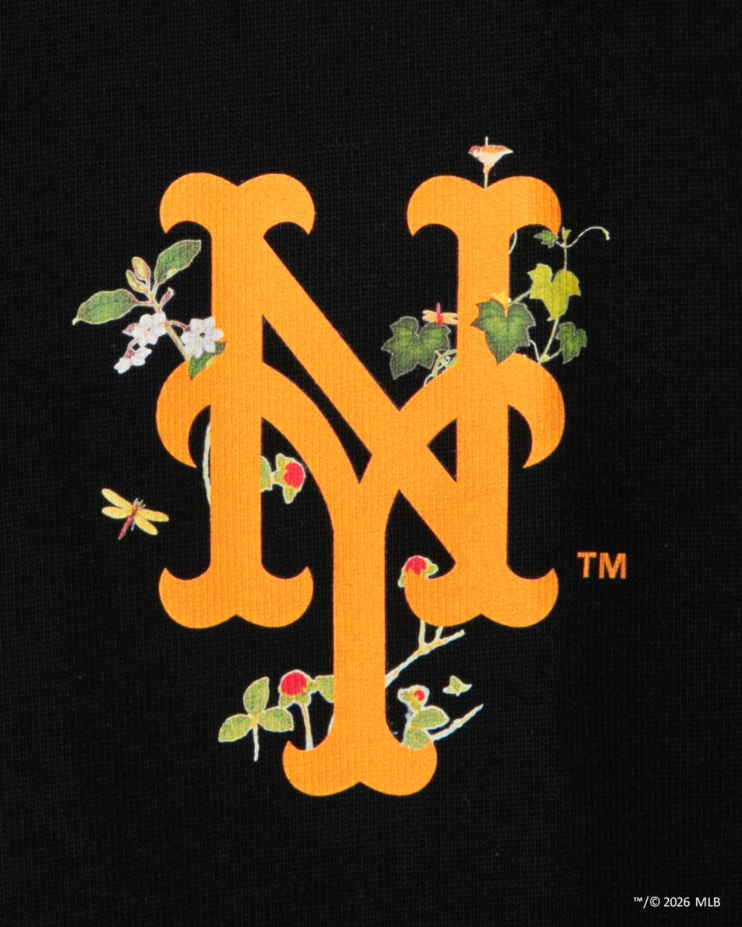 APPLEBUM ���åץ�Х� "New York Mets�� Leaf Logo T-shirt