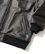 FTC ���եƥ������� LEATHER ZIP VARSITY JACKET
