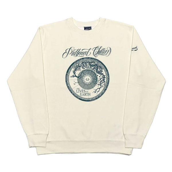 Prillmal ץޥ LIVES ON EARTH !! CREW NECK SWEAT