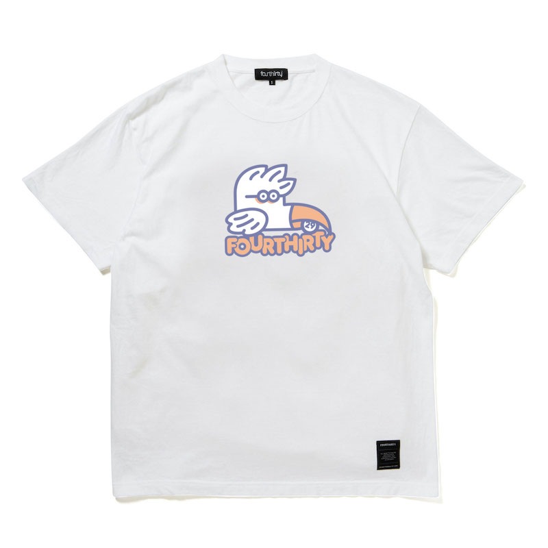 430 fourthirty �ե��������ƥ� SF "SANDY BIRD" S/S TEE