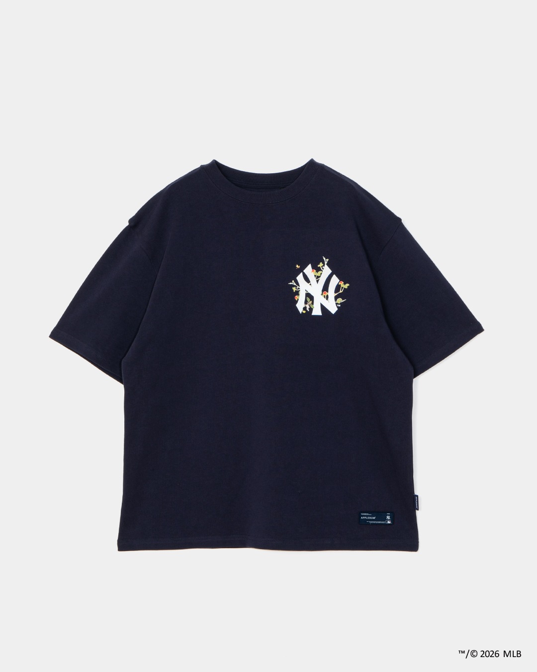 APPLEBUM ���åץ�Х� ��NY Yankees�� Leaf Logo T-shirt