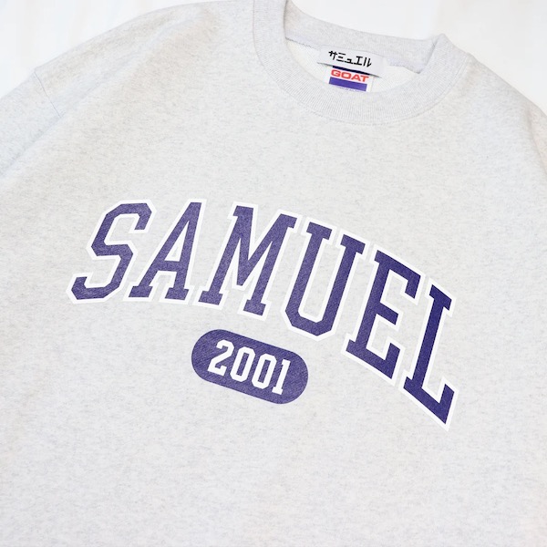 SAMUEL ���ߥ奨�� COLLEGE SWEATSHIRT