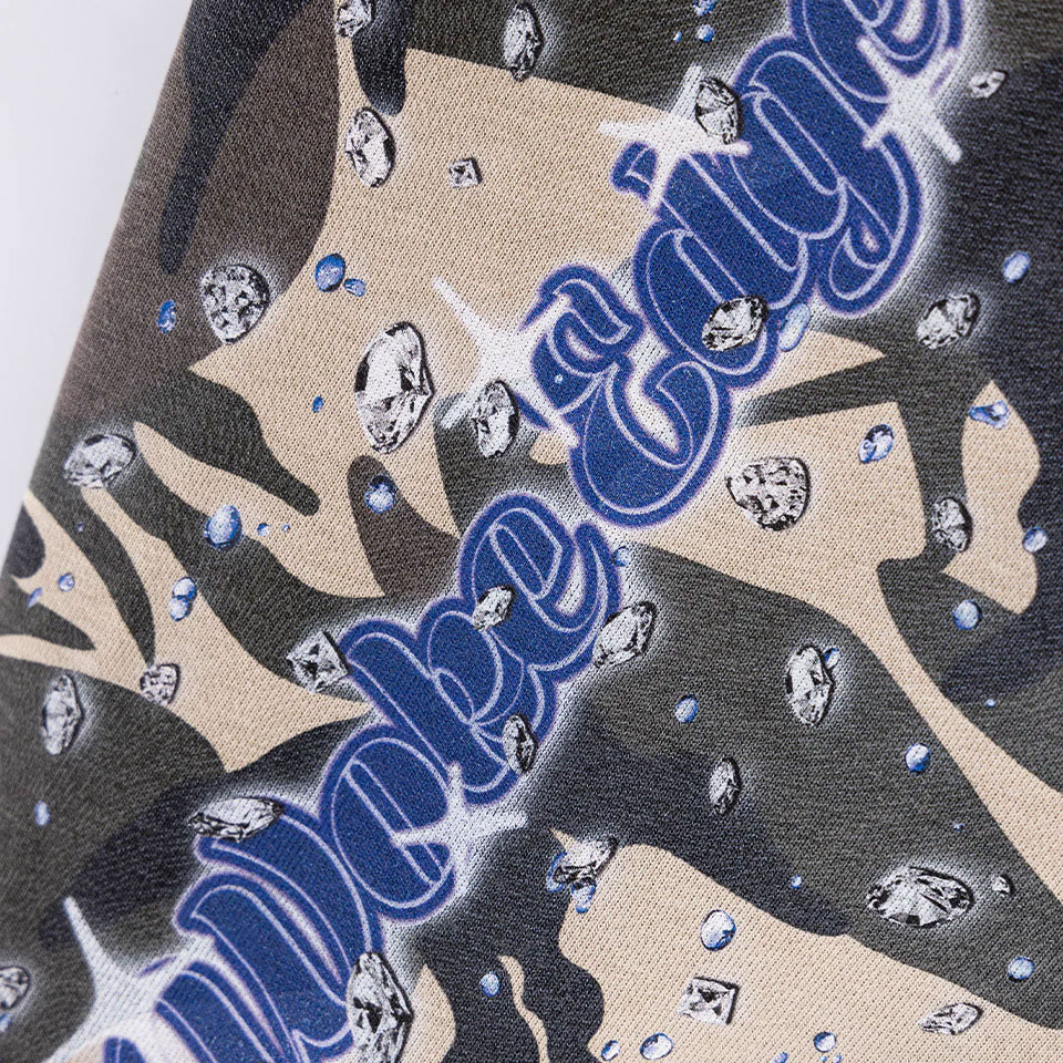 WOKE EDGE �����������å� Diamond Logo Sweat Shorts
