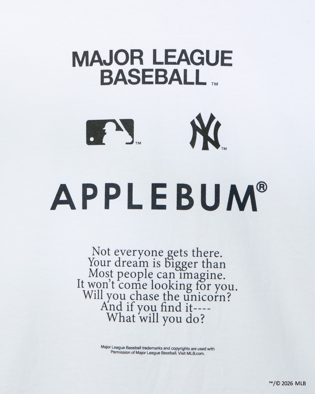 APPLEBUM ���åץ�Х� ��YANKEES GIRL�� T-shirt
