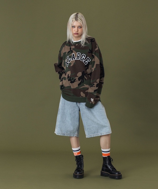 XLARGE ȥ顼 EASY DENIM SHORTS