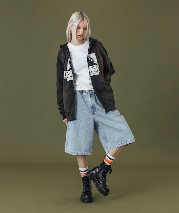 XLARGE ȥ顼 EASY DENIM SHORTS