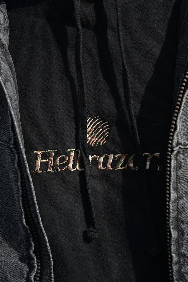 Hellrazor �إ�쥤���� CAMO TRADEMARK LOGO PULLOVER HOODIE