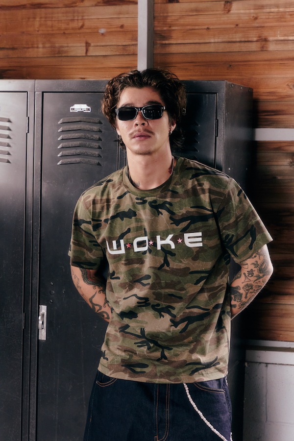 WOKE EDGE �����������å� Dot Star Tee
