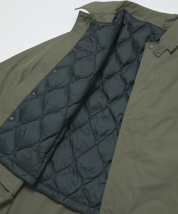 BAL �Х� BAL / TAION BALMACAAN COAT WITH DETACHABLE DOWN VEST
