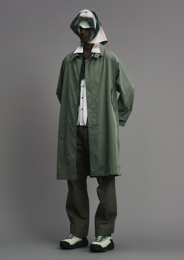 BAL �Х� BAL / TAION BALMACAAN COAT WITH DETACHABLE DOWN VEST