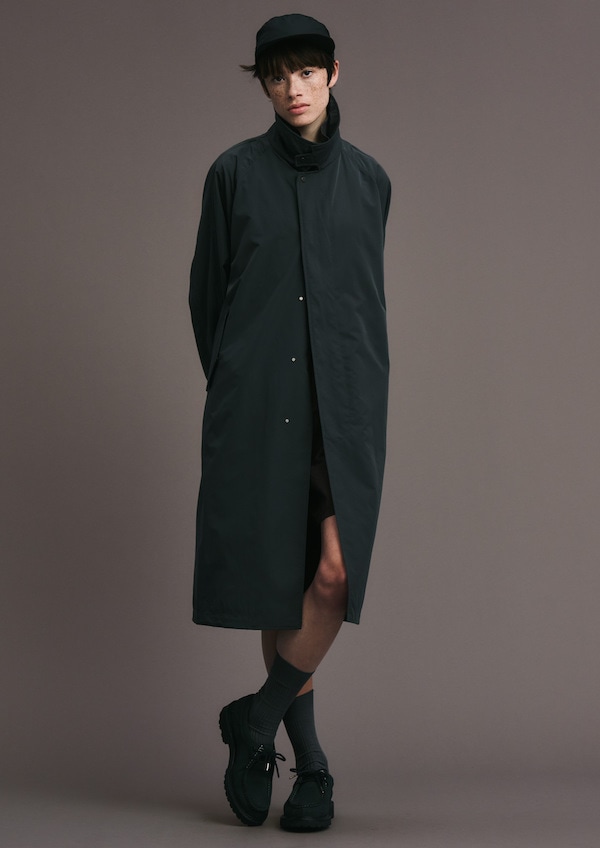 BAL �Х� BAL / TAION BALMACAAN COAT WITH DETACHABLE DOWN VEST