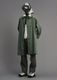 BAL �Х� BAL / TAION BALMACAAN COAT WITH DETACHABLE DOWN VEST
