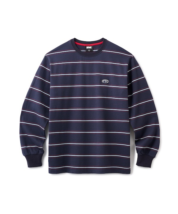 FTC ���եƥ������� PUFF LOGO STRIPE L/S TOP