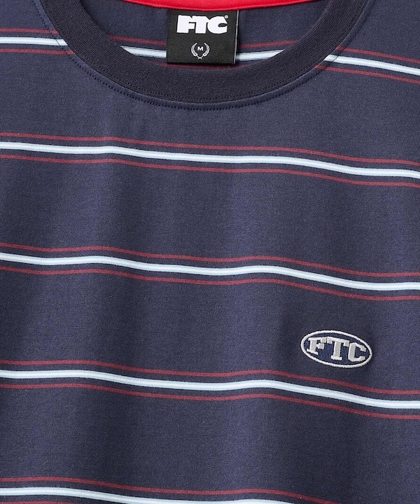 FTC ���եƥ������� PUFF LOGO STRIPE L/S TOP