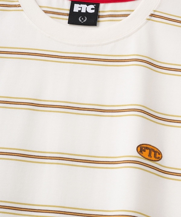 FTC ���եƥ������� PUFF LOGO STRIPE L/S TOP