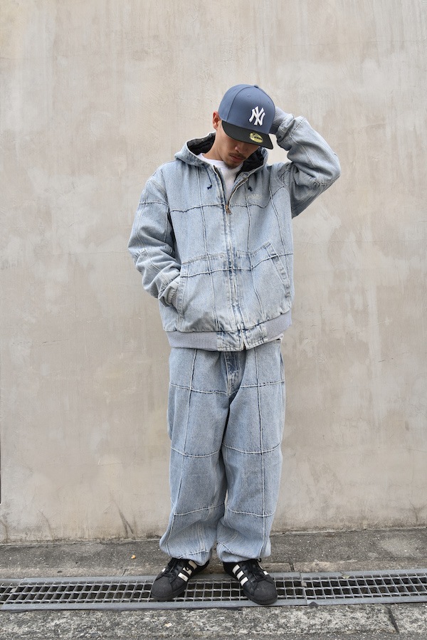 Hellrazor �إ�쥤���� BLOCK DENIM JACKET