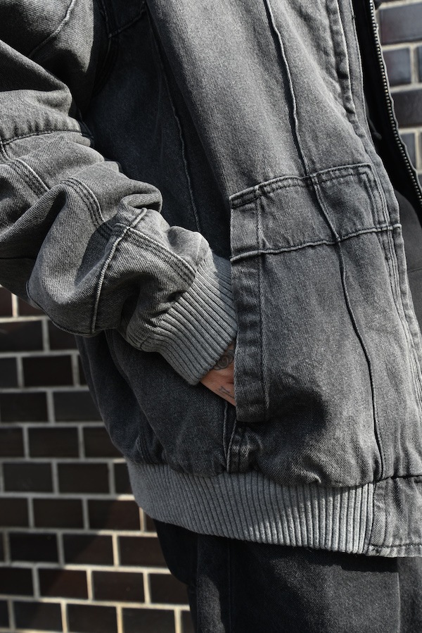 Hellrazor �إ�쥤���� BLOCK DENIM JACKET