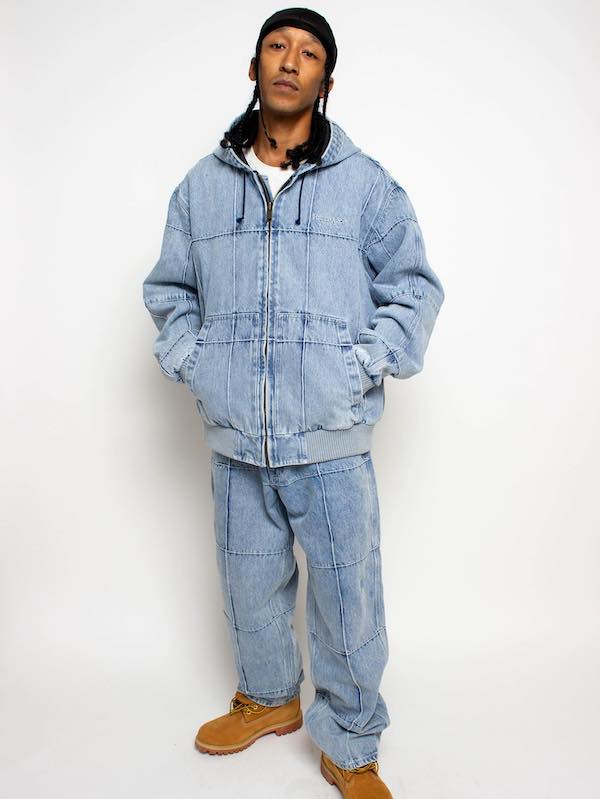 Hellrazor �إ�쥤���� BLOCK DENIM JACKET