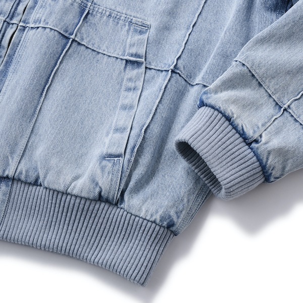 Hellrazor �إ�쥤���� BLOCK DENIM JACKET