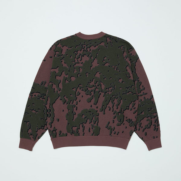 BAL �Х� JACQUARD PATTERN CREWNECK SWEATER