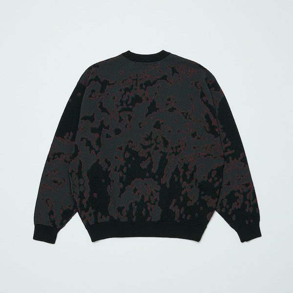 BAL �Х� JACQUARD PATTERN CREWNECK SWEATER