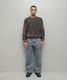 BAL �Х� JACQUARD PATTERN CREWNECK SWEATER