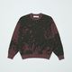 BAL �Х� JACQUARD PATTERN CREWNECK SWEATER