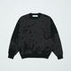 BAL �Х� JACQUARD PATTERN CREWNECK SWEATER