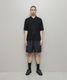 BAL �Х� VENTILATION MESH KNIT ZIP POLO SS